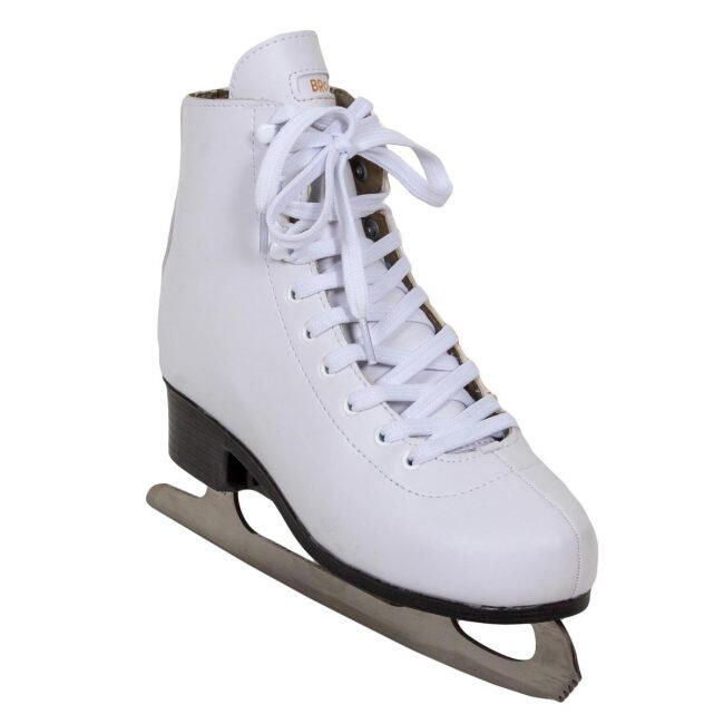 BROYX ADJUSTABLE FIGURE ICE SKATES FLEXI 300 WHITE