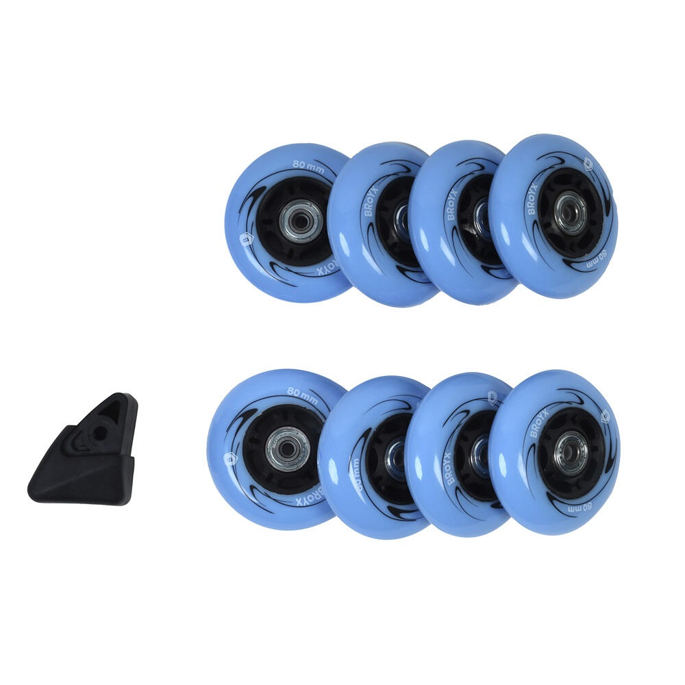 BROYX QUAD SKATES LADYSTYLE CLASSIC WHITE