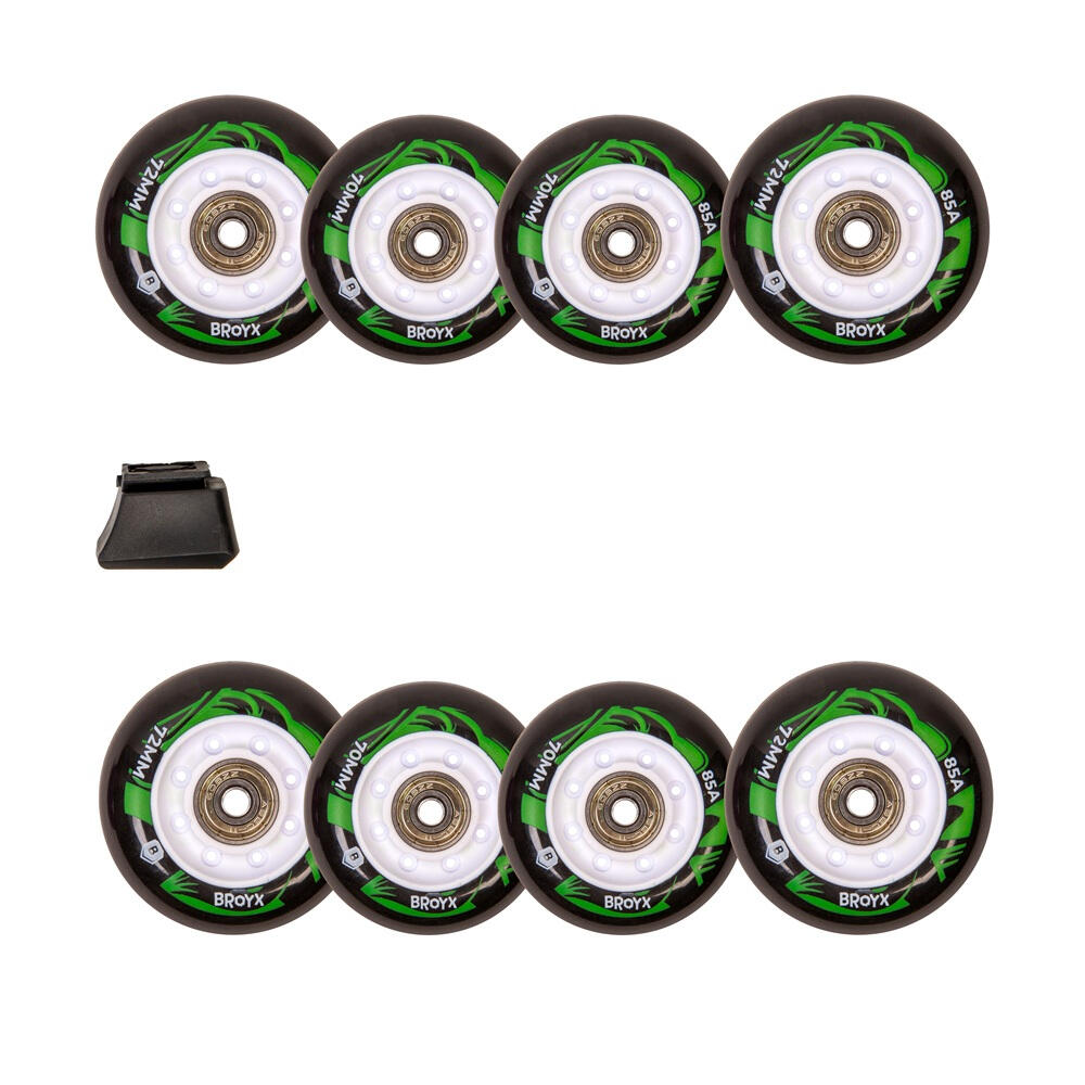 BROYX QUAD SKATES LADYSTYLE CLASSIC WHITE